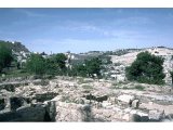 Jerusalem - Temple mount/Mt of Olives (wide view) - From Caiaphas` House